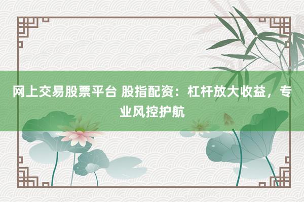 网上交易股票平台 股指配资：杠杆放大收益，专业风控护航