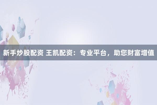 新手炒股配资 王凯配资：专业平台，助您财富增值